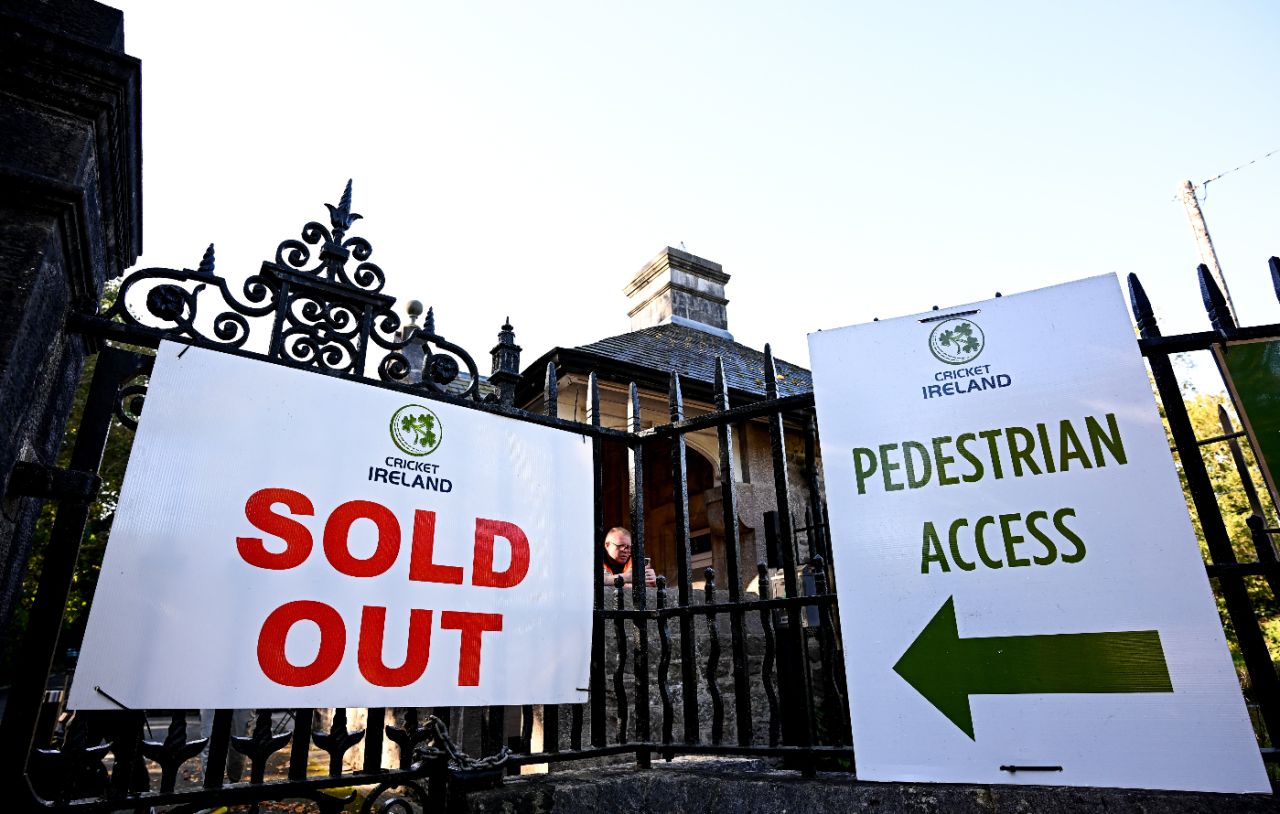 A full house was in prospect for the third T20I, Ireland vs England. third T20I, Malahide, September 21, 2025