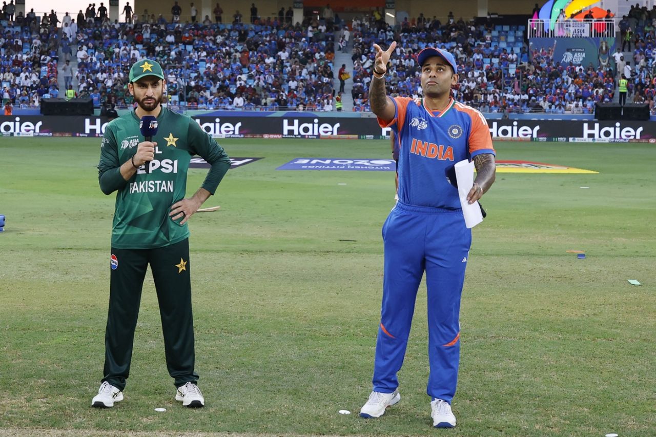 India captain Suryakumar Yadav won the toss and elected to bowl, India vs Pakistan, Super Fours, Asia Cup, Dubai, September 21, 2025