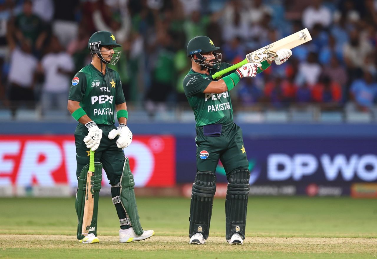Sahibzada Farhan celebrates his half-century, India vs Pakistan, Super Fours, Asia Cup, Dubai, September 21, 2025
