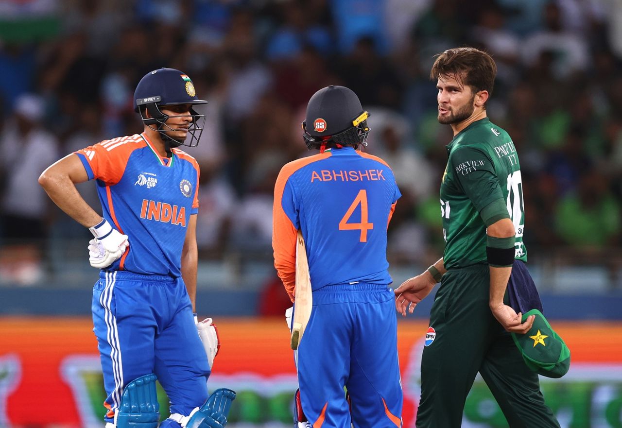 A few words were exchanged between Shubman Gill and Shaheen Afridi, India vs Pakistan, Super Fours, Asia Cup, Dubai, September 21, 2025
