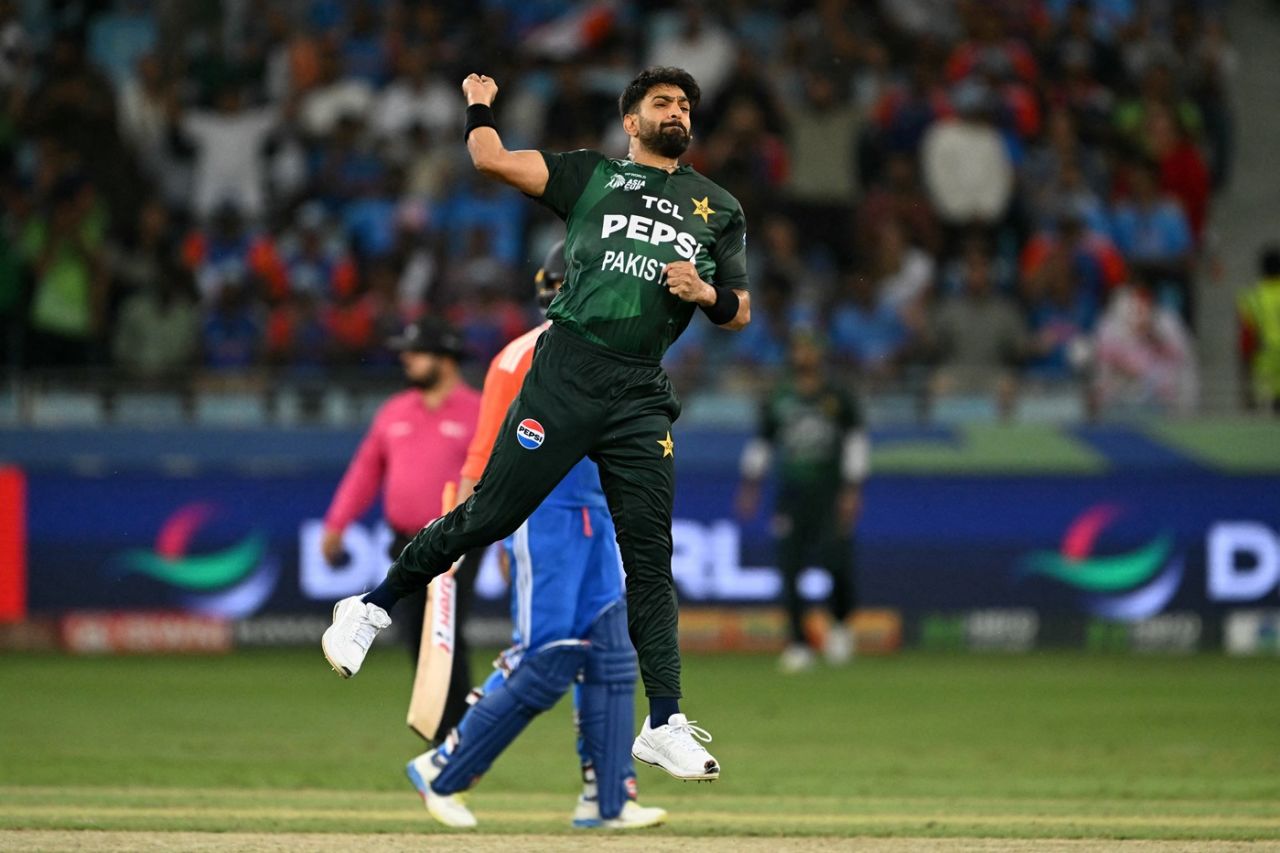 Haris Rauf picked up two wickets against India, India vs Pakistan, Super Fours, Asia Cup, Dubai, September 21, 2025