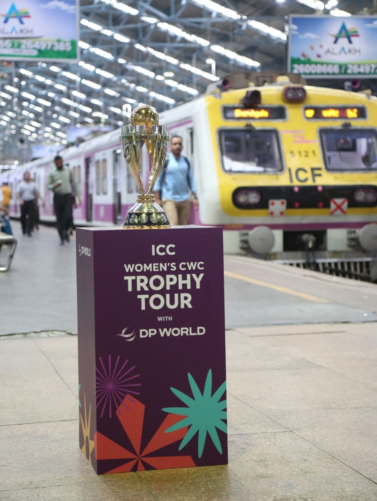 The Women's World Cup Trophy was brought to Mumbai, September 22, 2025