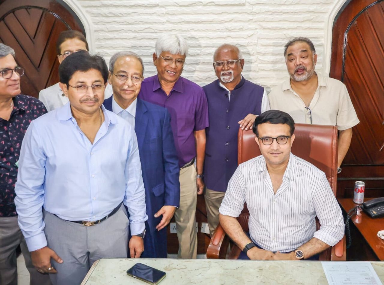 Sourav Ganguly took over as president at Cricket Association of Bengal (CAB) from his brother Snehasish Ganguly, September 22, 2025