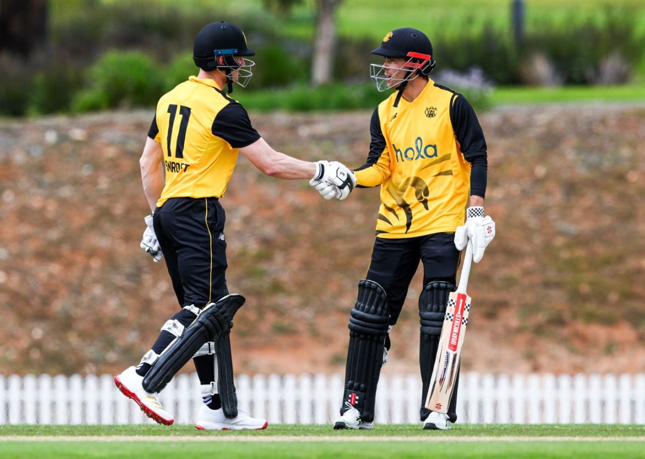 Cameron Bancroft and Sam Fanning posted half-centuries, South Australia vs Western Australia, One-Day Cup (Australia), Adelaide, September 24, 2025