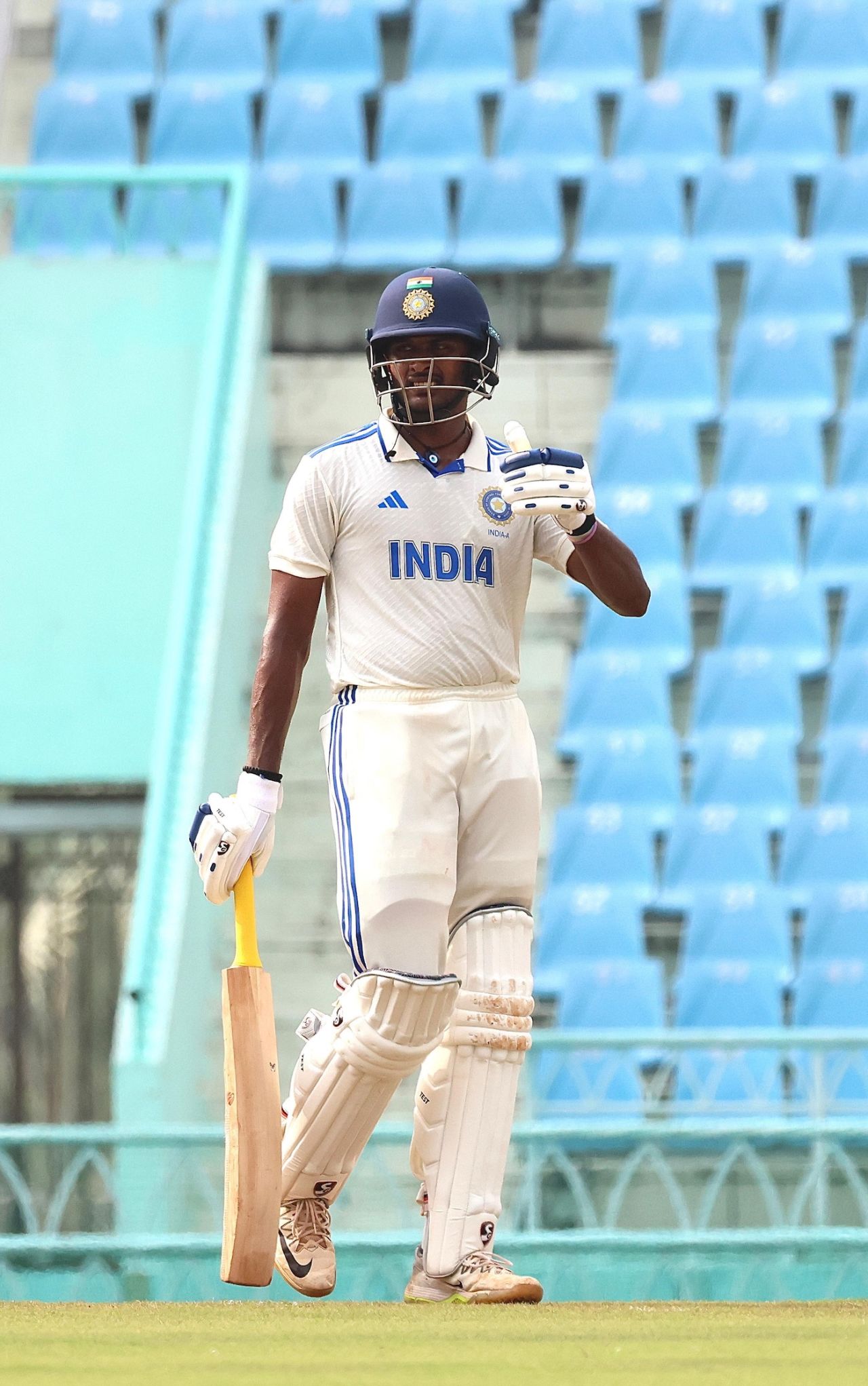 B Sai Sudharsan scored a half-century, India A vs Australia A, 2nd unofficial Test, 2nd day, Lucknow, September 24, 2025