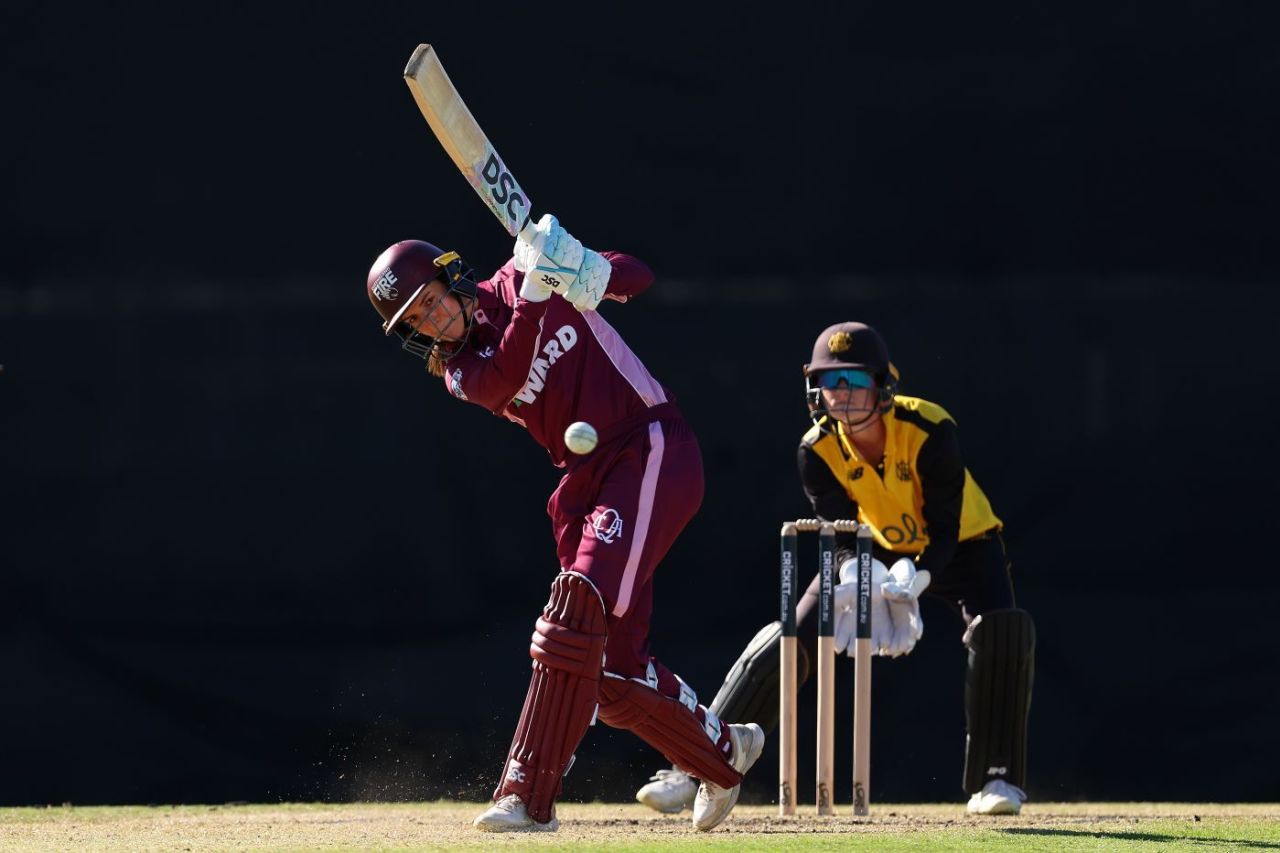 Charli Knott scored a half-century, Western Australia vs Queensland, Women's National Cricket League, Perth, September 24, 2025