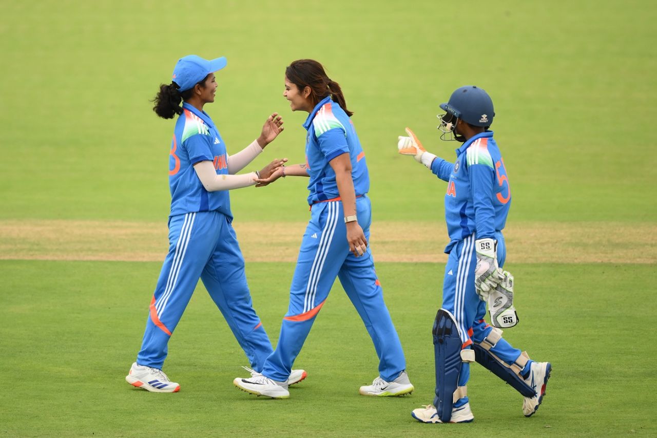 Sayali Satghare picked up three wickets, India A vs New Zealand, ICC Women's World Cup warm-up, Bengaluru, September 25, 2025 