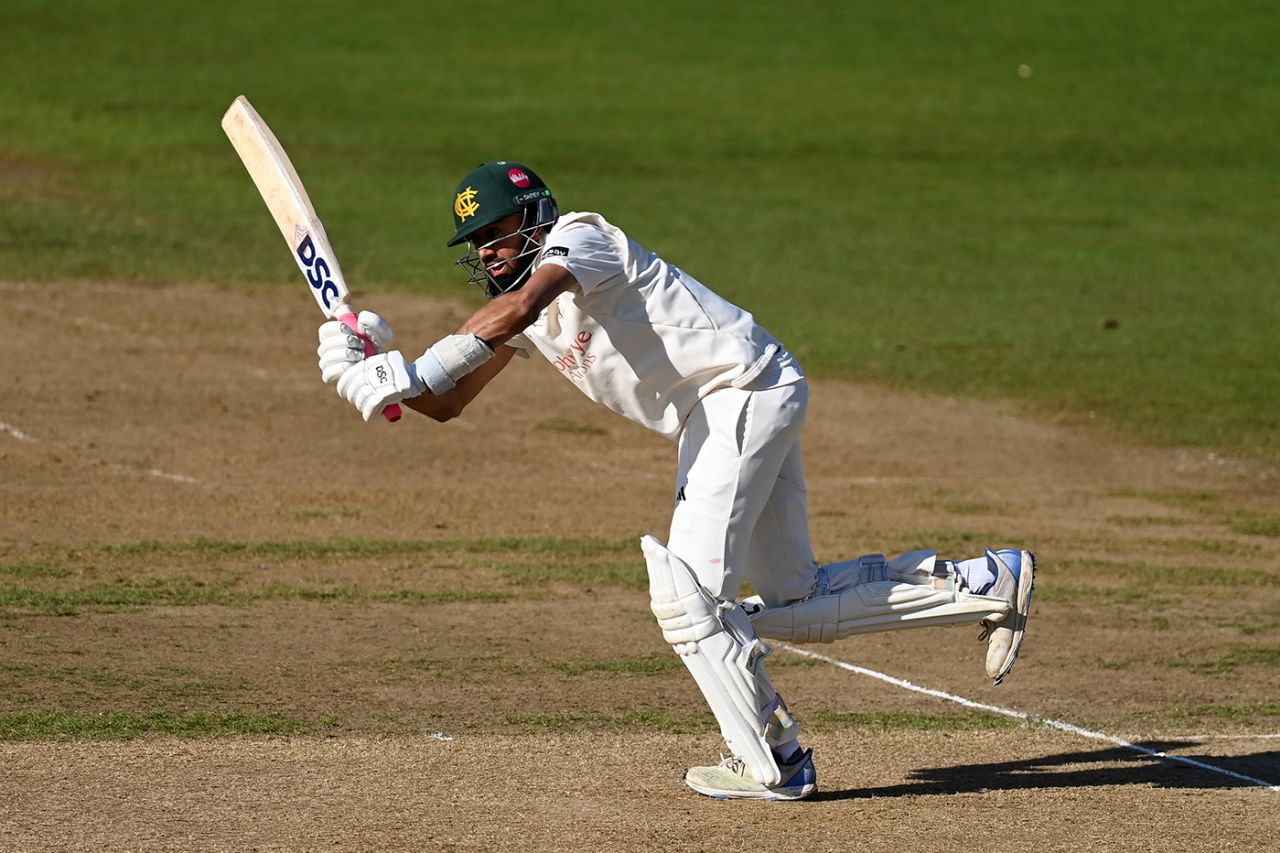 Haseeb Hameed led the way for the title challengers, Nottinghamshire vs Warwickshire, County Championship, Division One, Trent Bridge, September 25, 2025