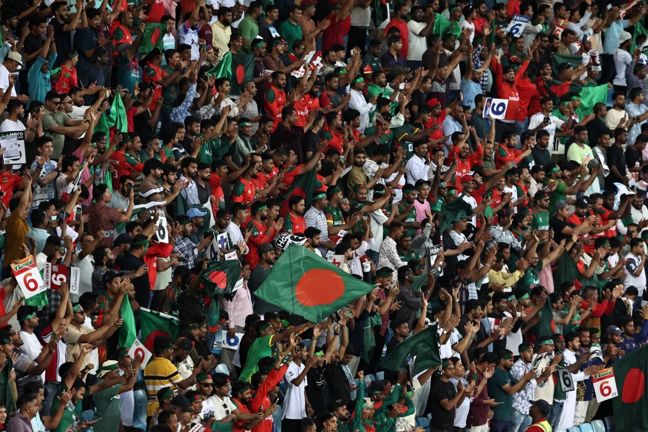 দুবাইয়ের একটি গানে বাংলাদেশ ভক্ত, পাকিস্তানের বিরুদ্ধে বাংলাদেশ, টি -টোয়েন্টি মেন কাপ, দুবাই, 25 সেপ্টেম্বর, 2025