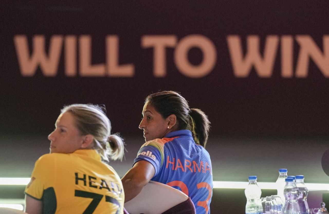 Alyssa Healy and Harmanpreet Kaur dream about lifting the World Cup, Women's World Cup, Bengaluru, September 26, 2025 