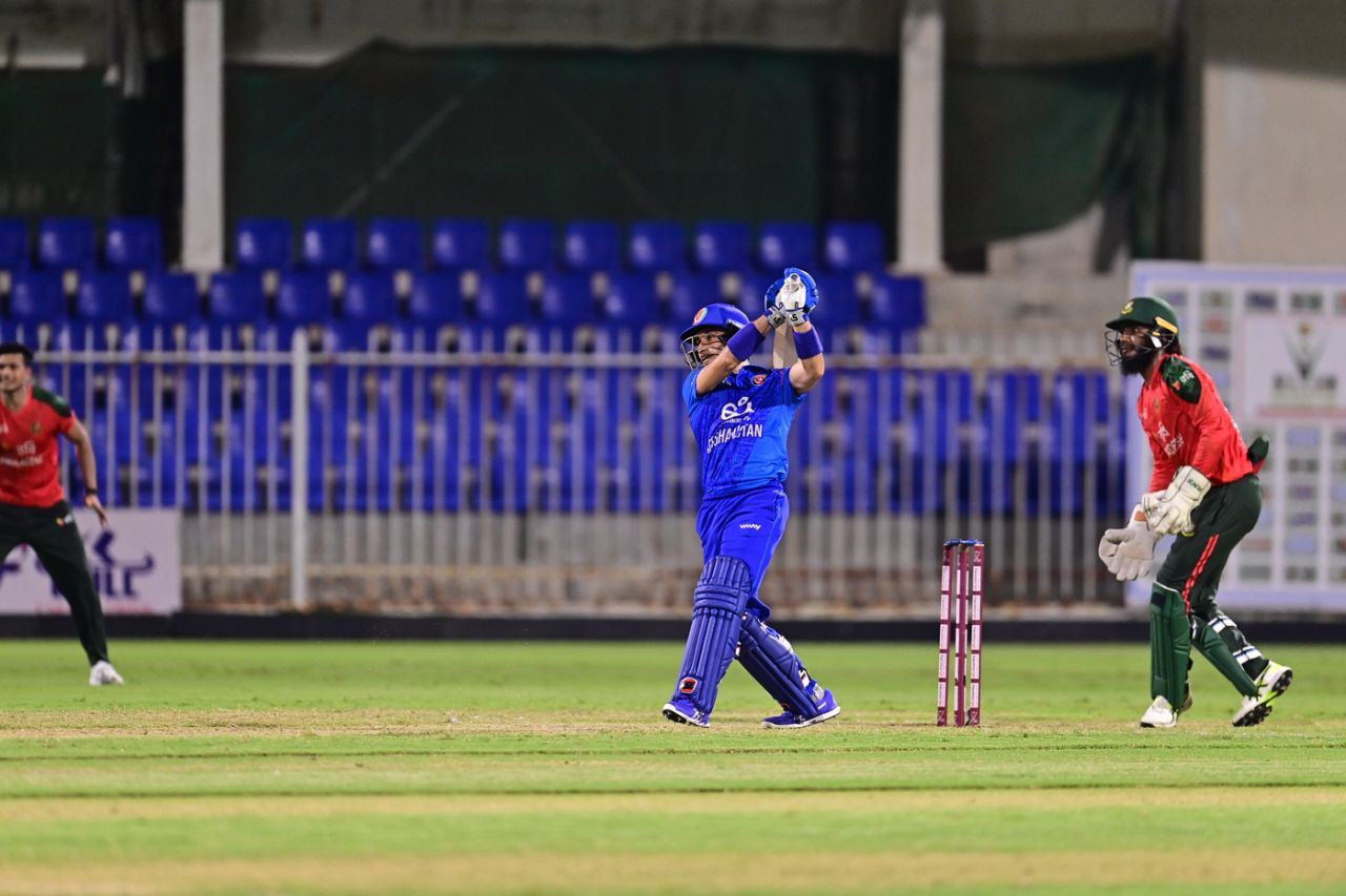 Rahmanullah Gurbaz steadied Afghanistan's innings, Afghanistan vs Bangladesh, 1st T20I, Sharjah, October 2, 2025