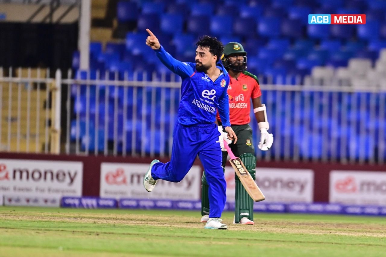 Rashid Khan ran through Bangladesh, Afghanistan vs Bangladesh, 1st T20I, Sharjah, October 2, 2025