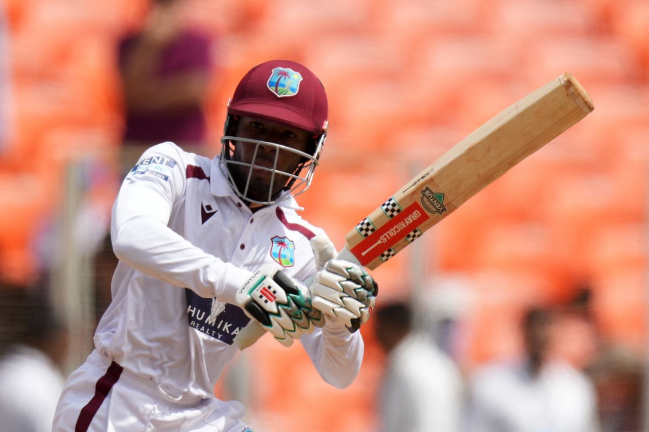 Alick Athanaze provided resilience for West Indies, India vs West Indies, 1st Test, day 3, Ahmedabad, October 4, 2025
