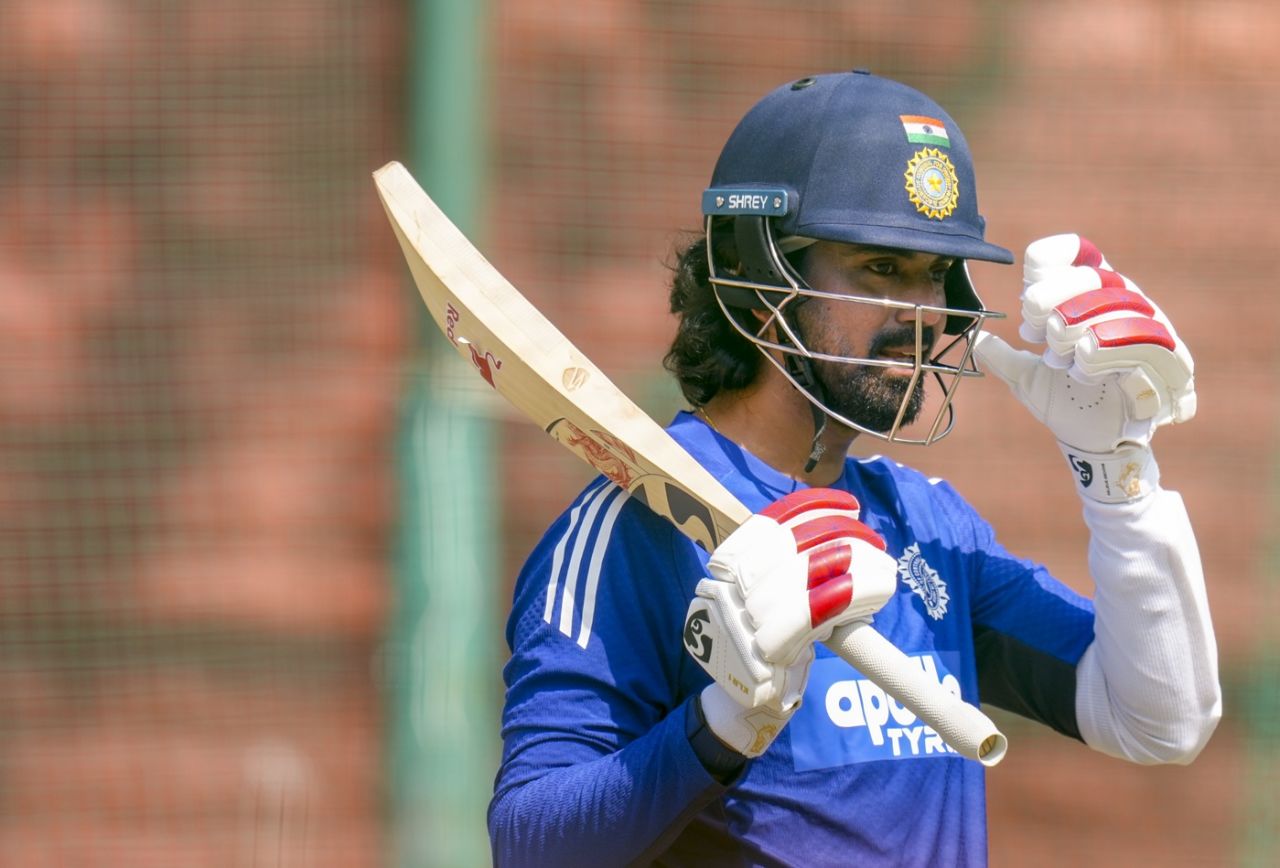 KL Rahul tunes up for the second Test against West Indies, Delhi, October 9, 2025
