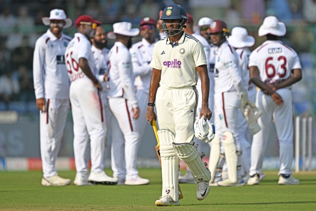 Sai Sudharsan fell on 87, India vs West Indies, 2nd Test, Delhi, 1st day, October 10, 2025