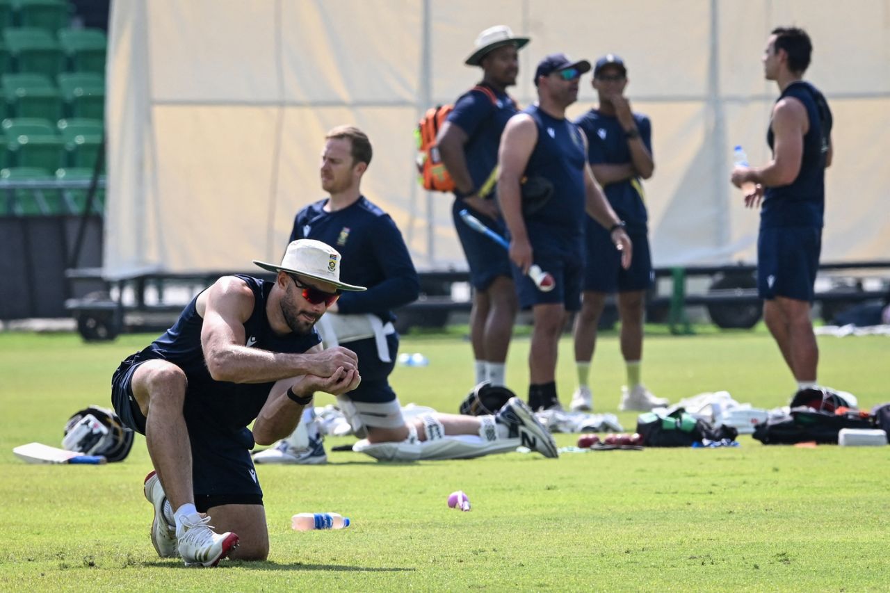 Captain Aiden Markram during a training session, Lahore, October 9, 2025