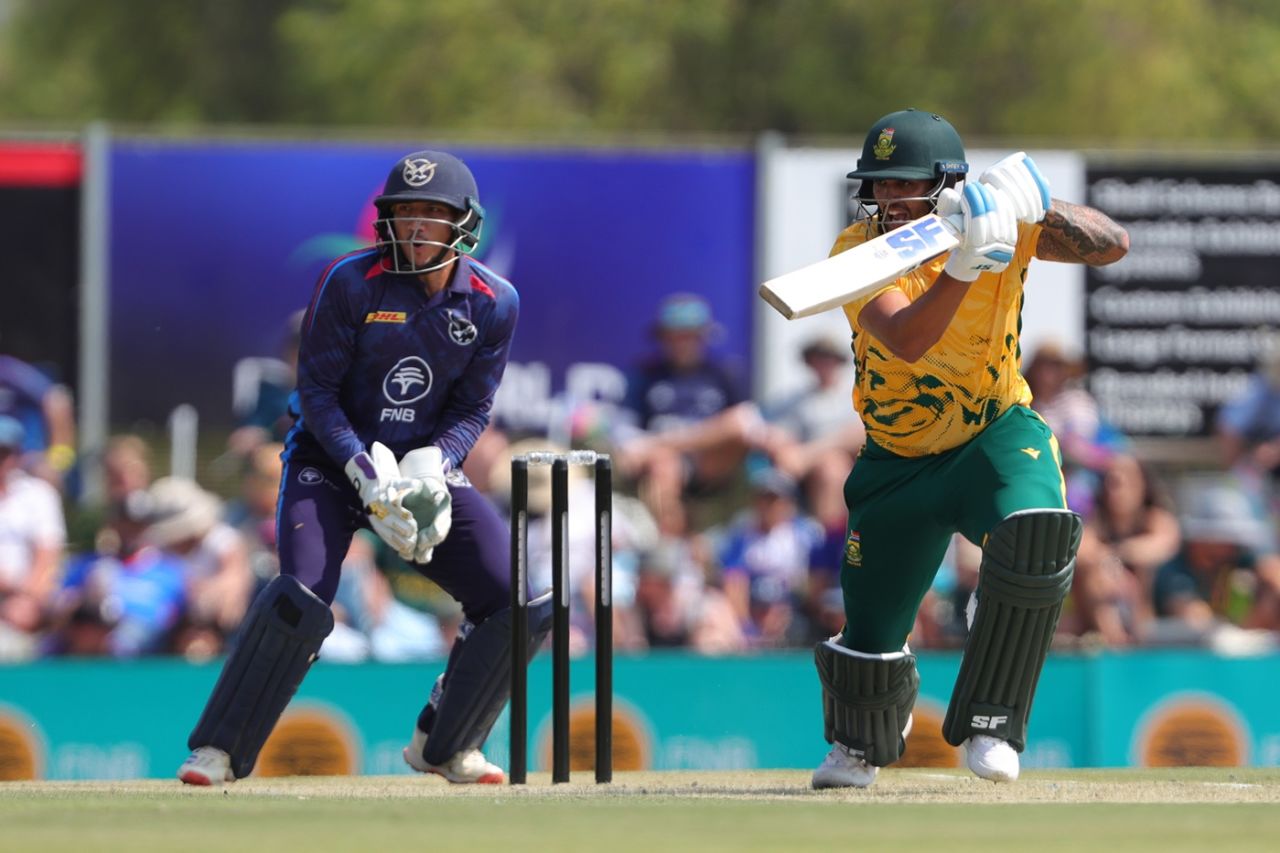Jason Smith top-scored for South Africa with 31, Namibia vs South Africa, Only T20I, Windhoek, October 11, 2025