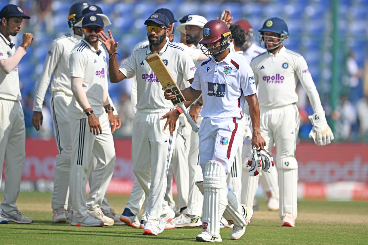 Tevin Imlach made just one mistake: exist during the same time as Kuldeep Yadav, India vs West Indies, 2nd Test, Delhi, 3rd Day, October 12, 2025