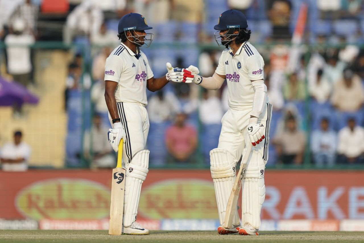 B Sai Sudharsan and KL Rahul remained unscathed at stumps on day four, India vs West Indies, 2nd Test, Delhi, 4th Day, October 13, 2025