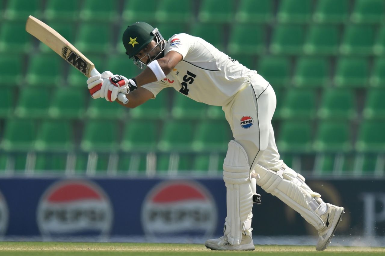 Abdullah Shafique flicks one to leg side Pakistan vs South Africa, 1st Test, Lahore, 3rd day, October 14, 2025