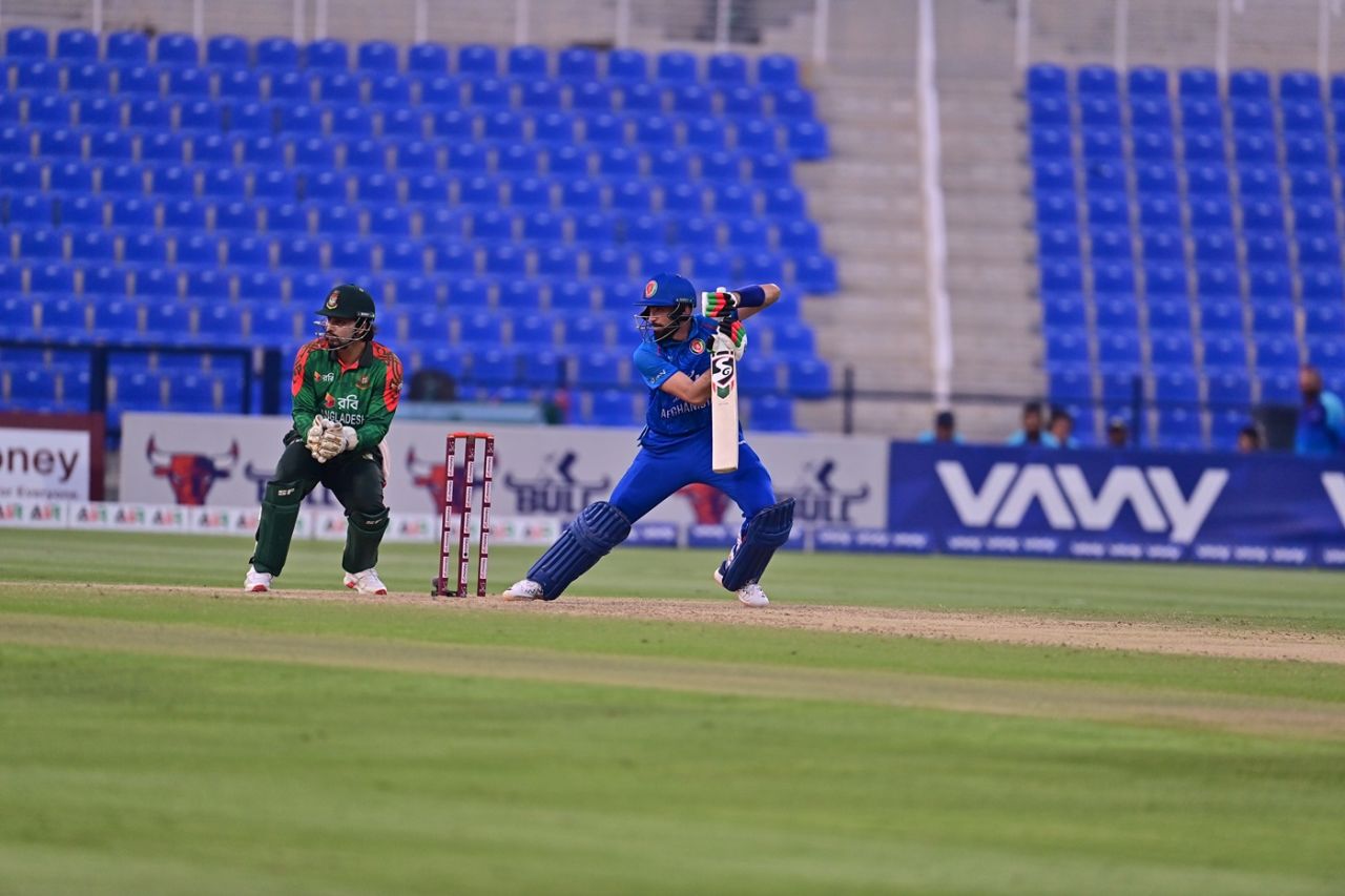 Ibrahim Zadran looked in great touch, Afghanistan vs Bangladesh, 3rd ODI, Abu Dhabi, October 14, 2025
