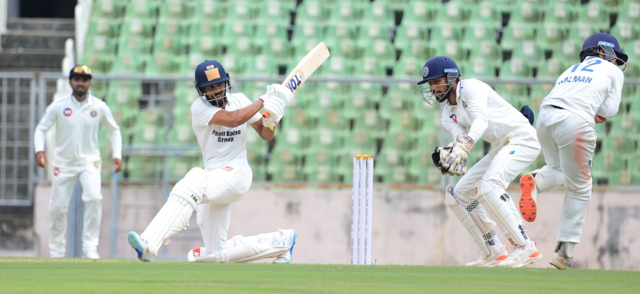 Ruturaj Gaikwad fell nine short of a century, Kerala vs Maharashtra, Ranji Trophy, 2nd day, Thiruvananthapuram, October 16, 2025