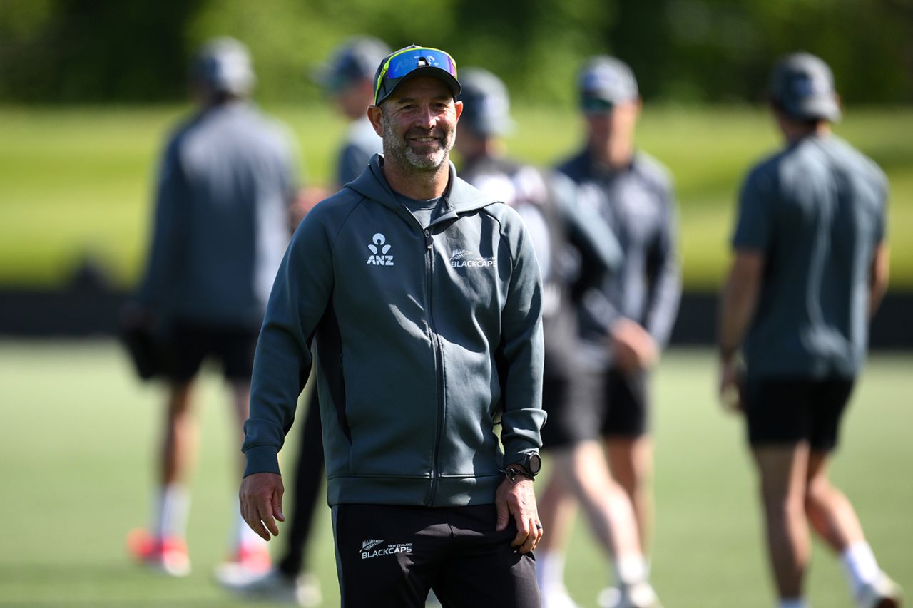 Rob Walter oversees New Zealand training, Christchurch, October 17, 2025