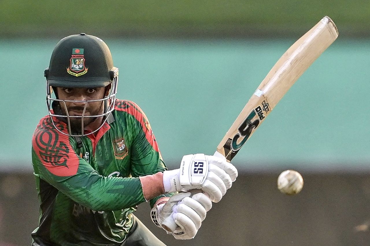 Mahidul Islam Ankon made 46 off 76 balls on ODI debut, Bangladesh vs West Indies, 1st ODI, Dhaka, October 18, 2025