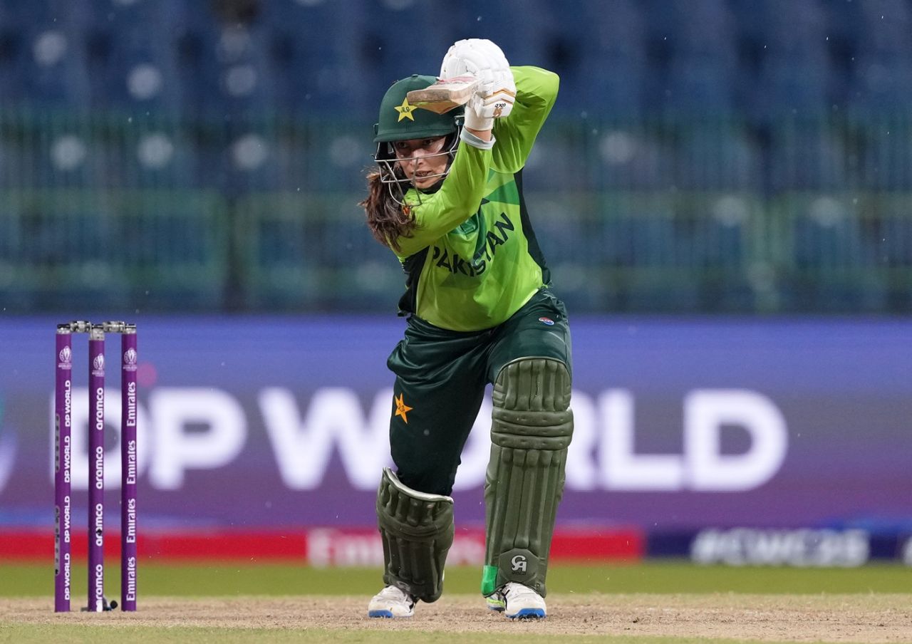 Aliya Riaz stood firm even as Pakistan lost wickets regularly, New Zealand vs Pakistan, Women's World Cup 2025, Colombo, October 18, 2025