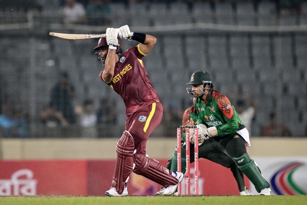 Brandon King started well for West Indies, Bangladesh vs West Indies, 1st ODI, Dhaka, October 18, 2025