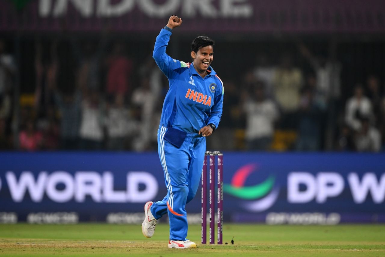 Deepti Sharma's four-for reined England in, India vs England, Women's ODI World Cup, Indore, October 19, 2025