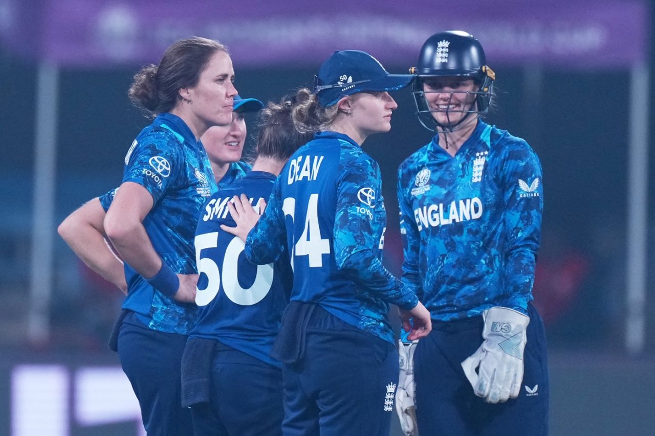 Nat Sciver-Brunt picked up the key wicket of Harmanpreet Kaur, India vs England, Women's ODI World Cup, Indore, October 19, 2025