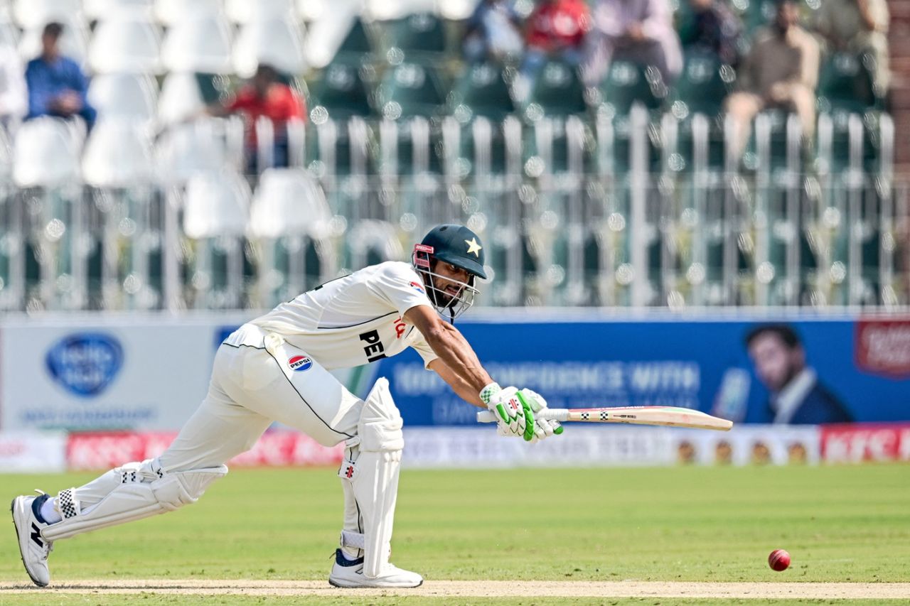 Shan Masood scored his fifty after lunch, Pakistan vs South Africa, 2nd Test, 1st day, Rawalpindi, October 20, 2025