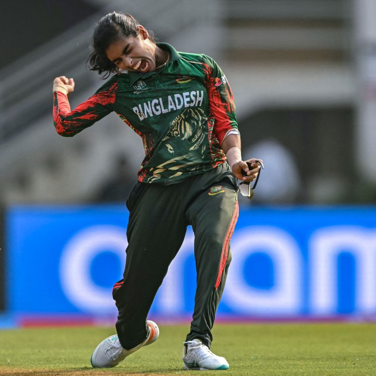 Rabeya Khan took the big wicket of Chamari Athapaththu, Bangladesh vs Sri Lanka, Women's World Cup 2025, Navi Mumbai, October 20, 2025