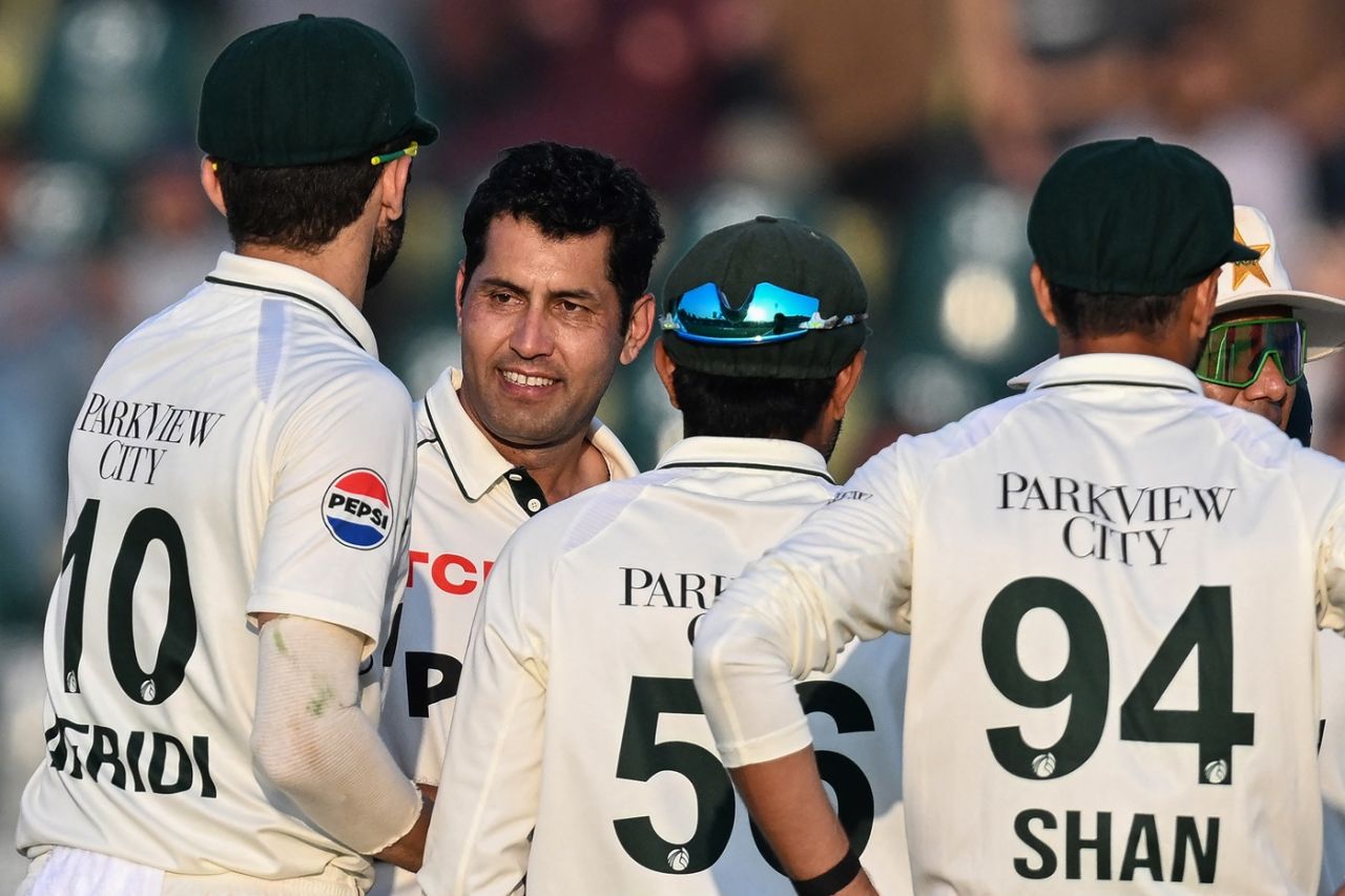 Asif Afridi, 38, picked up his maiden Test wicket in the form of Tony de Zorzi, Pakistan vs South Africa, 2nd Test, Rawalpindi, 2nd day, October 21, 2025