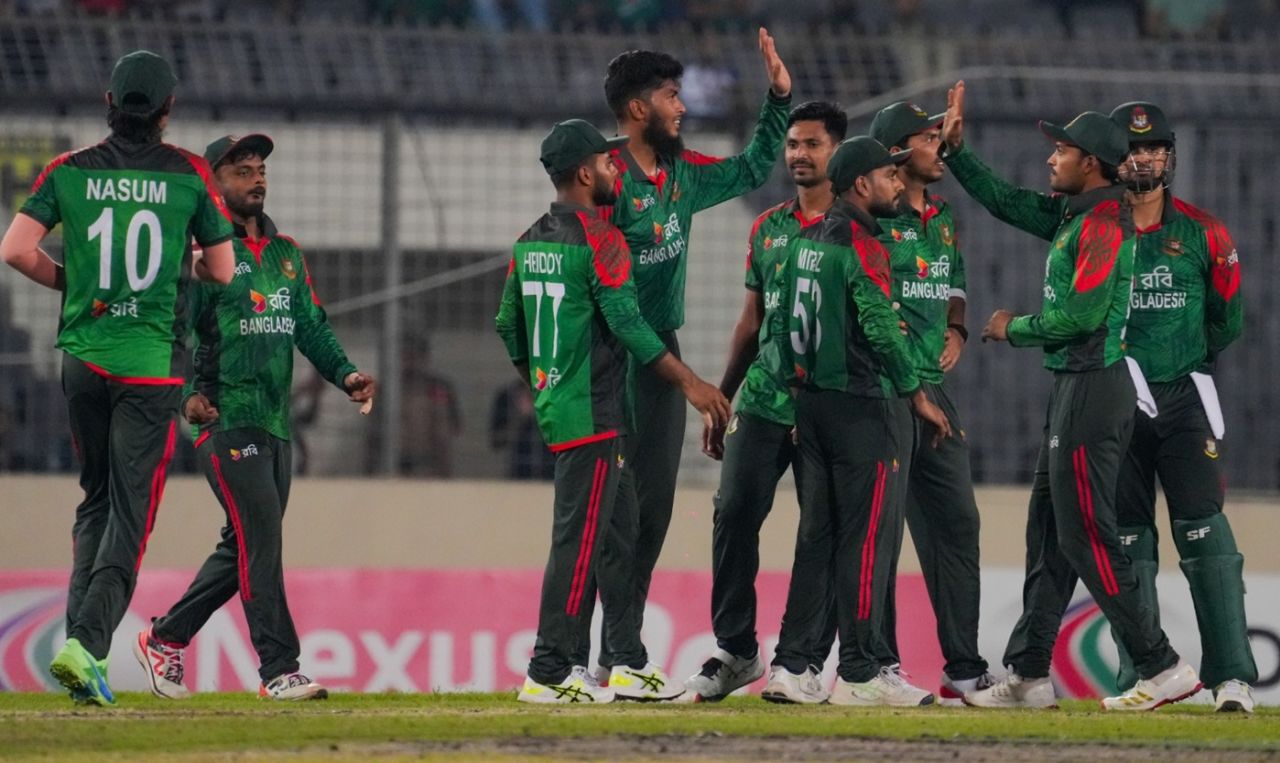 Rishad Hossain had a good game, Bangladesh vs West Indies, 2nd ODI, Mirpur, October 21, 2025
