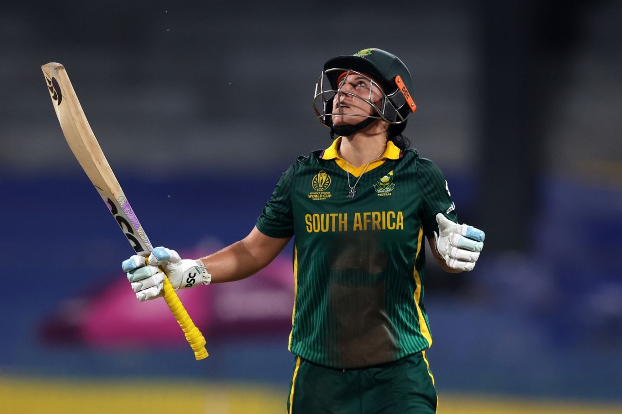 Marizanne Kapp finished unbeaten on 68 off 43 balls, Pakistan vs South Africa, ICC Women's ODI World Cup, Colombo, October 21, 2025