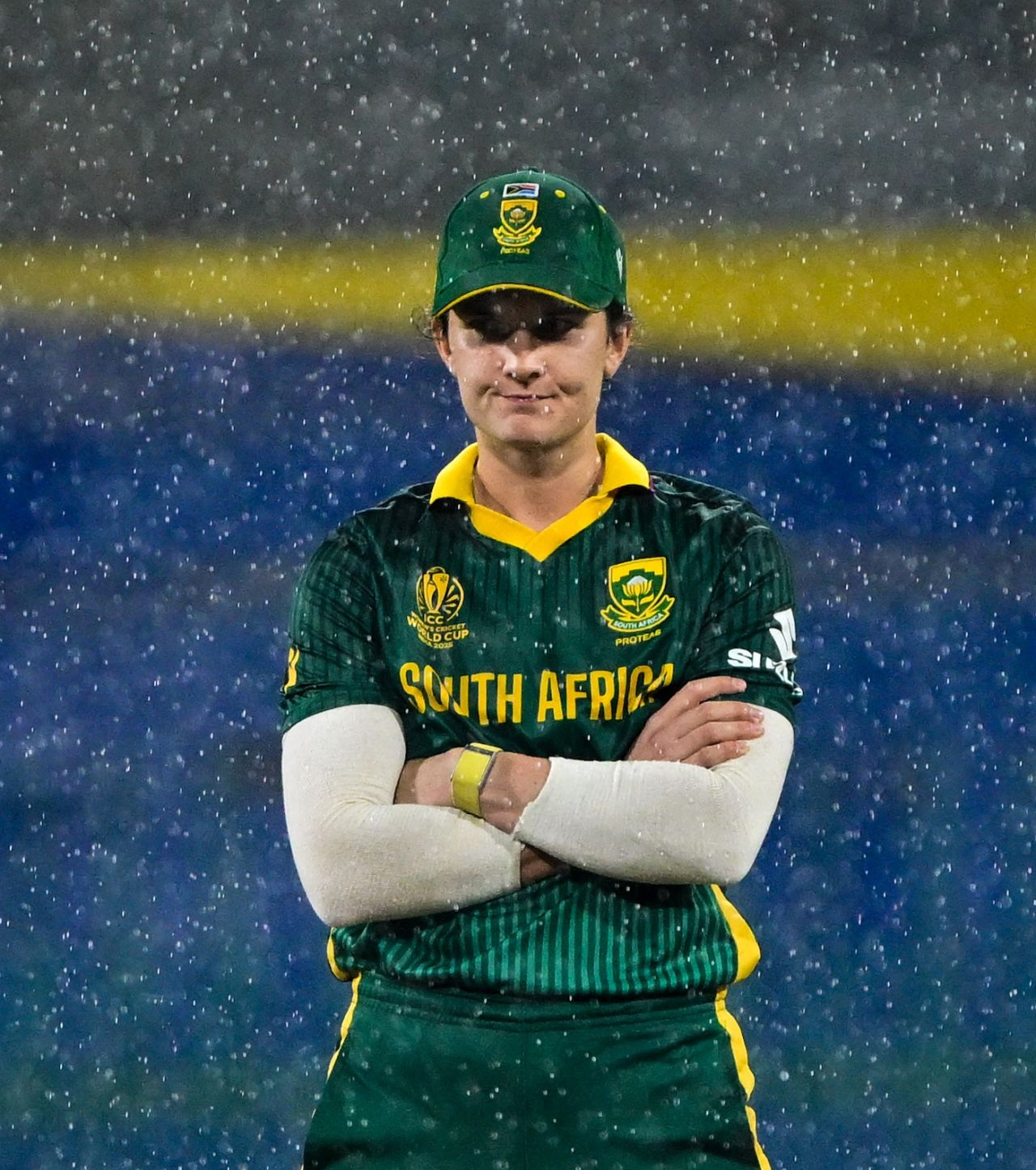 Laura Wolvaardt looks determined to not leave the field, Pakistan vs South Africa, Women's World Cup, Colombo, October 21, 2025