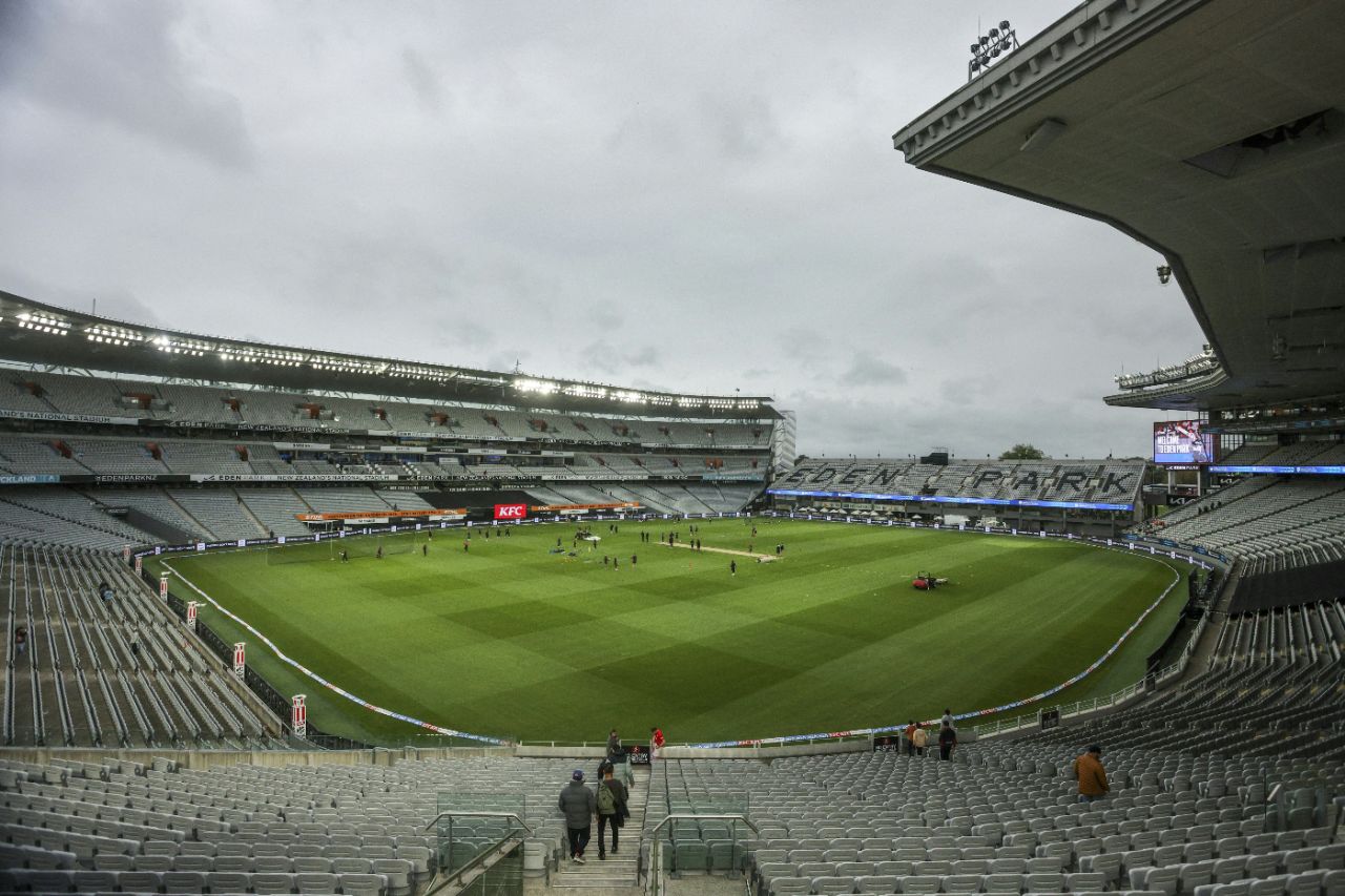 A general view of Eden Park, Auckland, New Zealand vs England, 3rd T20I, Auckland, October 23, 2025