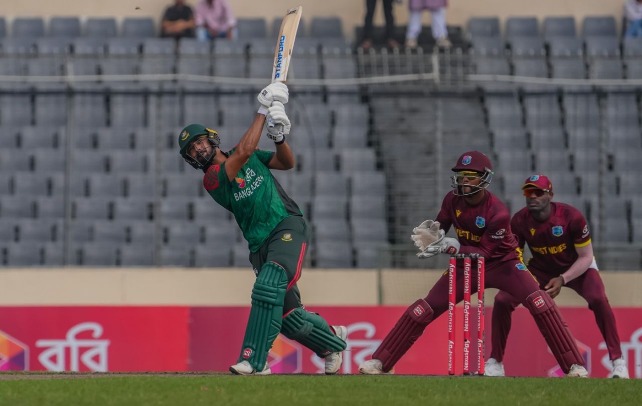Saif Hassan hammered the ball all over, Bangladesh vs West Indies, 3rd ODI, Dhaka, October 23, 2025
