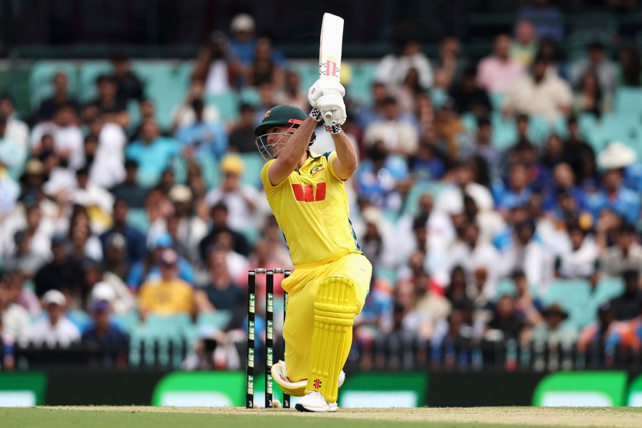 Mitchell Marsh square drives, Australia vs India, 3rd ODI, Sydney, October 25, 2025