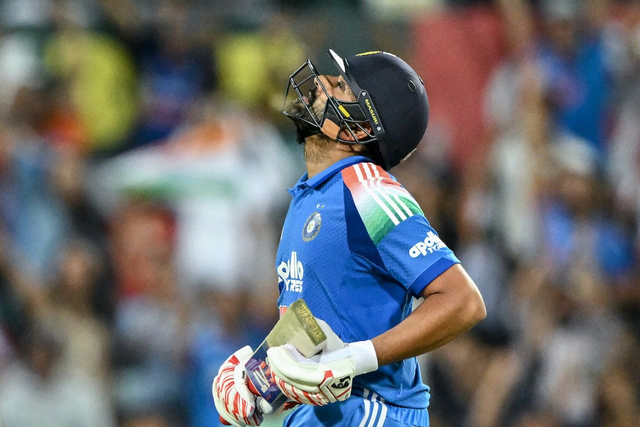 Rohit Sharma brought up a 105-ball ton, Australia vs India, 3rd ODI, Sydney, October 25, 2025