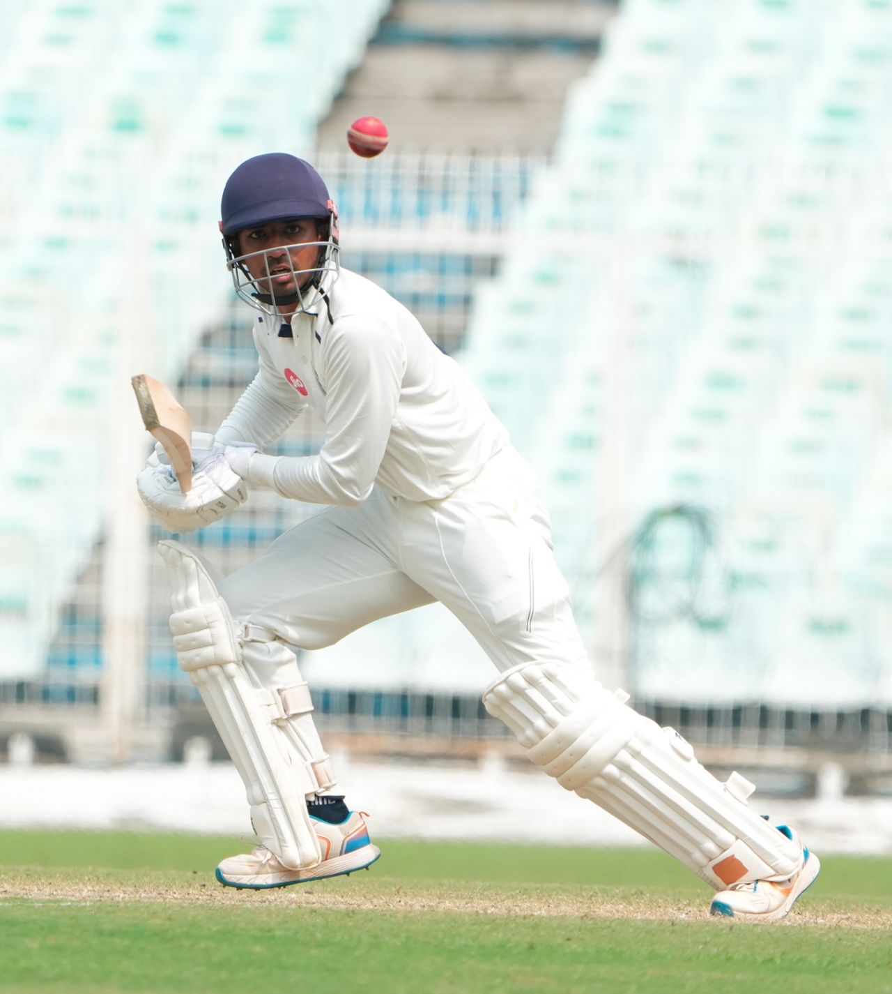 Siddharth Desai taps the ball away, Bengal vs Gujarat, Ranji Trophy 2025-26, Kolkata, October 25, 2025