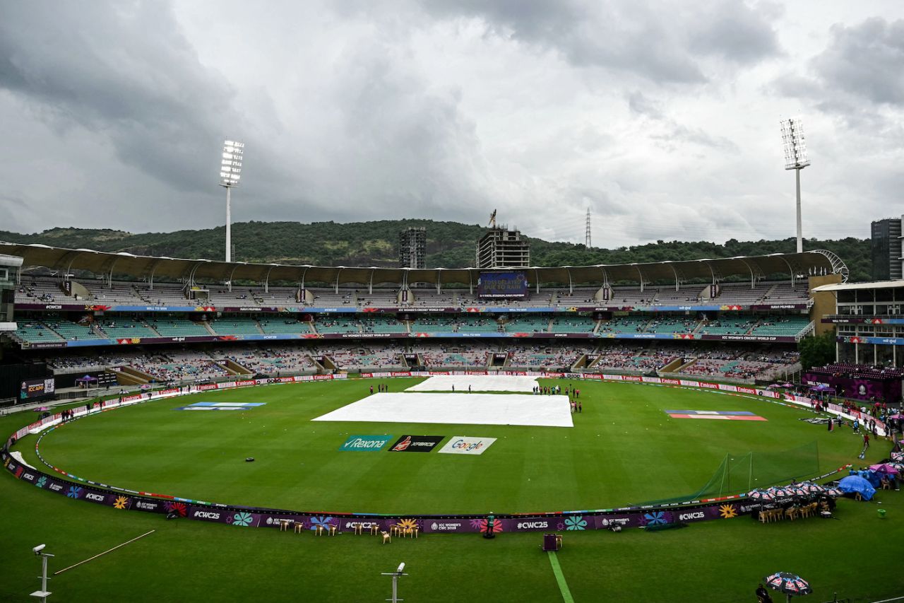 Rains may have stopped the start of play in Navi Mumbai, but visual beauty was not lost in the process, India vs Bangladesh, Women's World Cup 2025, Navi Mumbai, October 26, 2025