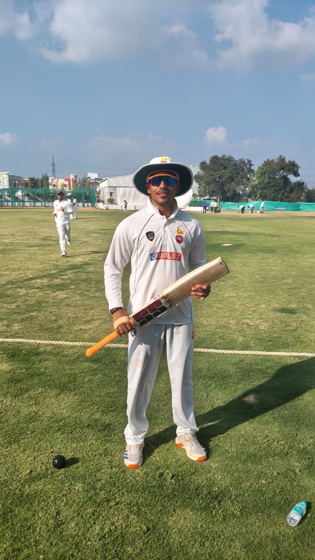 Ayush Doseja finished the day unbeaten on 62, Delhi vs Himachal Pradesh, day 3, Ranji Trophy, New Delhi, October 27, 2025