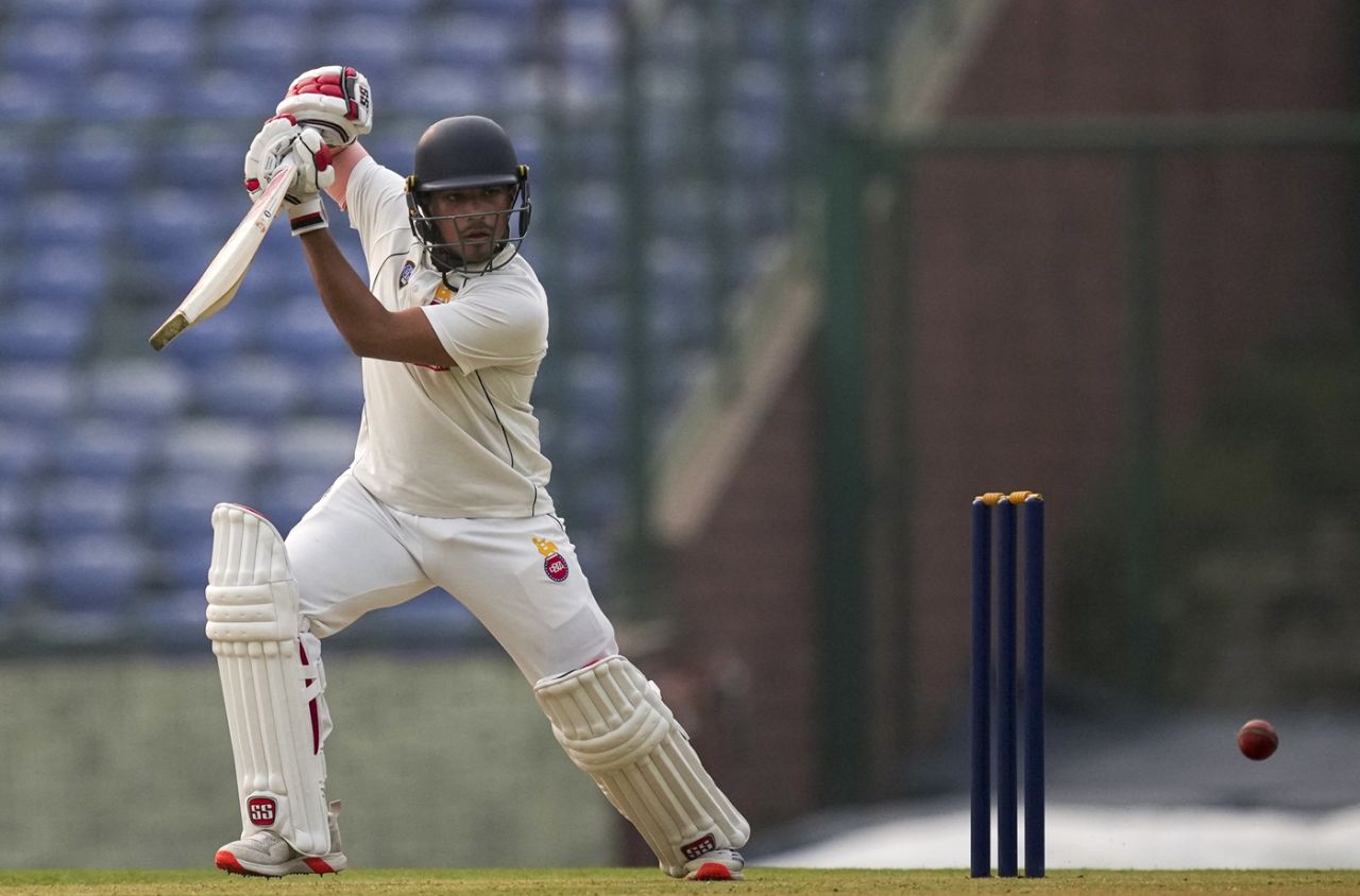 Ayush Doseja scored a 75 and an unbeaten 64 against Himachal Pradesh, Delhi vs Himachal Pradesh, Ranji Trophy, Delhi, October 27, 2025