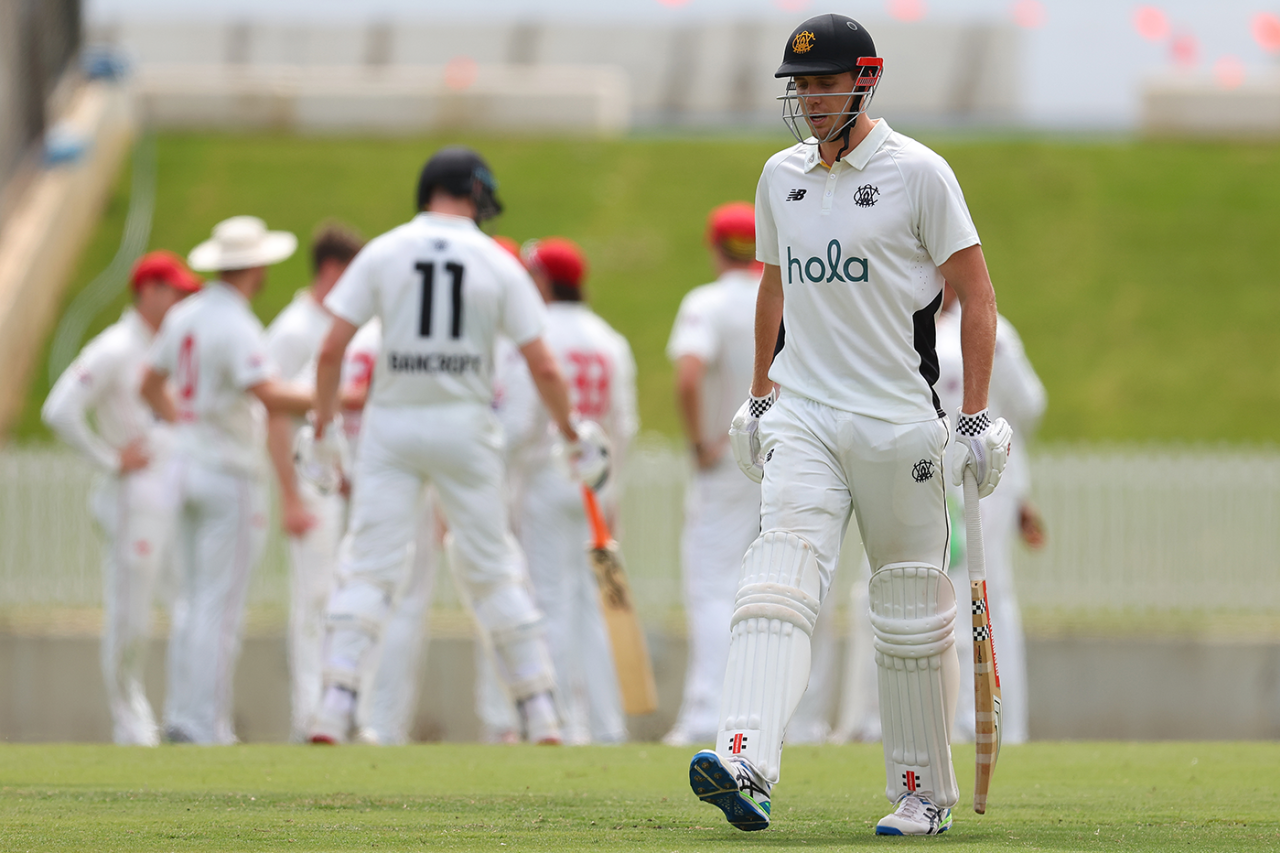 Cameron Green fell for a duck, Western Australia vs South Australia, Sheffield Shield, WACA, October 29, 2025
