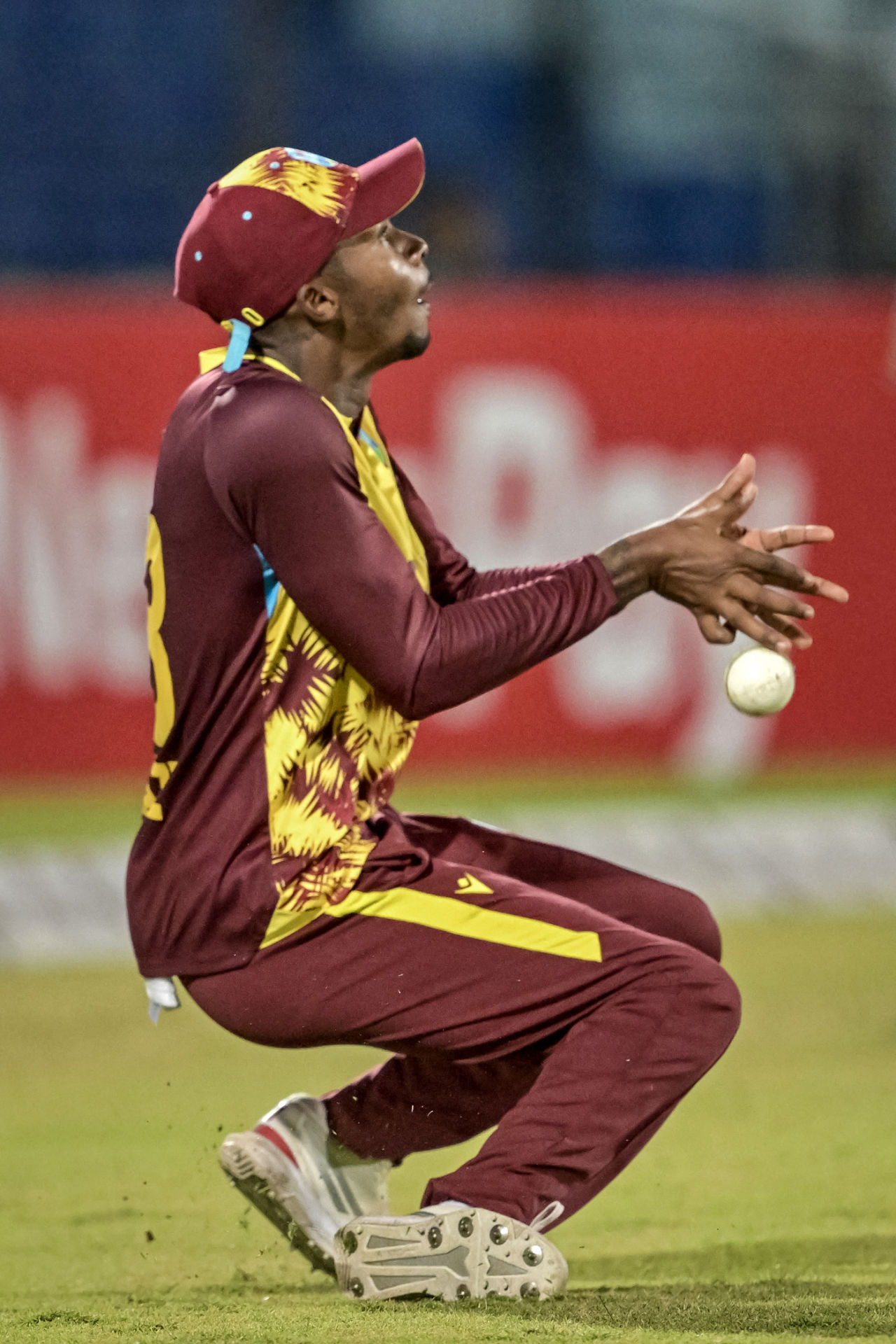 Alick Athanaze dropped a catch during the second innings, Bangladesh vs West Indies, 2nd T20I, Chattogram, October 29, 2025