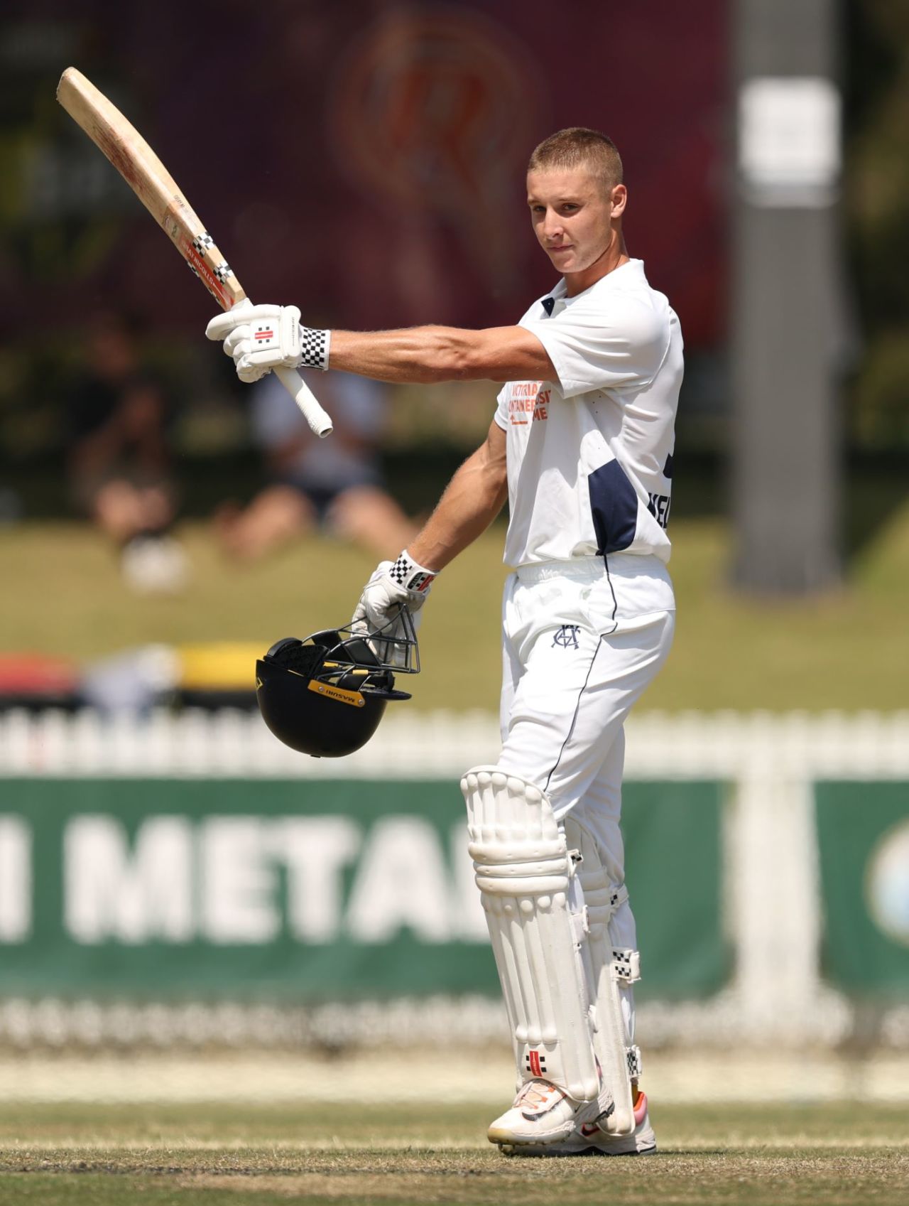 Campbell Kellaway scored his third first-class century, Victoria vs Tasmania, Melbourne, Sheffield Shield, October 30, 2025