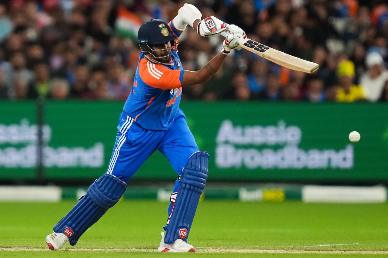 Harshit Rana chipped in with useful runs, Australia vs India, 2nd T20I, Melbourne, October 31, 2025